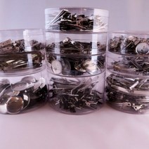 브럿지핀 자동머리핀 집게핀 만들기핀 핀재료 삔재료, 소포장 원형브럿지핀 19mm