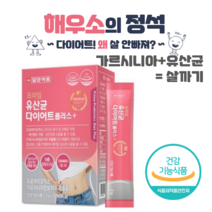 모유 유래 유산균 다이어트 살뺀데이 가르시니아 체지방 감소 도움 뱃살 대장 옆구리살 푸응 사랑, 일양 프라임 30포X1개 1개월치