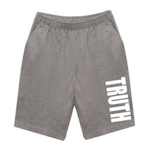 아우라큐 여름 면 반바지-TRUTH 남여공용 빅사이즈