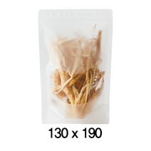 팩플러스 미소스탠드(지퍼형) 130x190 100매 / 투명창지퍼백 / 지퍼스탠딩 / 포장스탠드