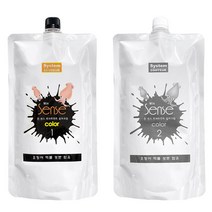 DK 윈 센스 오징어먹물 염색약 1 2제 각500ml, 다크브라운, 1개