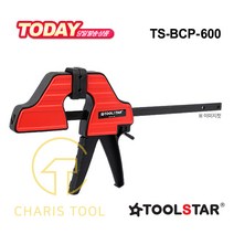 툴스타 바 클램프 TS-BCP-600 24인치 바이스 고정 퀵바 퀵클램프 목공용 DIY 강력한 그립 TOOLSTAR 카리스툴
