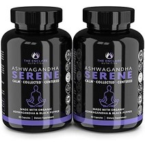 ashwagandha 캡슐 1300mg i 유기 ashwagandha 뿌리 분말과 후추 추출물로 만든 ashwagandha 보충제 | 천연 수면 보조제 스트레스 집중력 기분, 2
