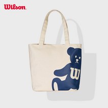 wilson 윌슨 테니스 가방 윌슨 베어 프렌치 오픈 배드민턴 여성용 싱글 숄더백 2팩 토트백, 뉴 베어백 wr8027401001 SF 익스프레스