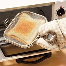컨벡션오븐 제과제빵오븐 전기오븐 빠른 샌드위치 만들기를위한 새로운 아침 토스트 빵 베이킹 팬 스테인레스 스틸 샌드위치 베이킹 네트, 없음