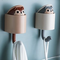 벽옷걸이 마스크 보관 수납 걸이 벽후크 고리, 그레이