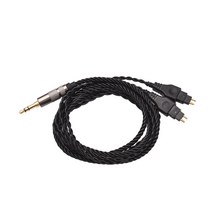 dodocool Sennheiser 헤드폰 HD414 HD650 HD600 HD580 HD565 HD545 HD535 HD525 HD265 HD25용 3.5mm 스테레오 업그레이드 케이블 발열, 검은 색, 헤드폰 업그레이드 라인