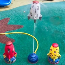 하늘을 나는 분수로켓 우주선분수 물놀이 스프링클러, 상세 페이지 참고, 워터제트로켓빨강+기본인터페이스+수전+5미터수관