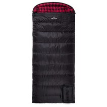 TETON Sports 셀시어스 XXL 침낭 블랙 라이트 지퍼, 90 x 39 - Right Zip, Black (-35F)