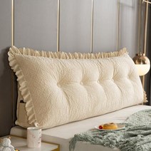 벤치의자방석 긴방석 커버 decor cushion for sofa headboard pillow cushion for back throw pillow headboard for, 라이트 베이지, 150x20x50cm