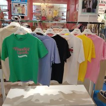 행텐주니어 틴즈 (남여공용) 면좋은 반팔 티셔츠(6가지 칼라) (뉴코아 울산점)