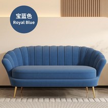 2인용쇼파 병원 카페 소파 업소용 가구 거실, 2인 소 (118cm), 네이비 블루
