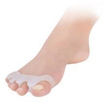 발가락 교정 보호대 깁스 링 용 스페이서 교정기 4 가지 색상, White
