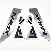 오더봇 nmax 125 155 CNC 알루미늄 튜닝 발판 미끄럼 방지 파츠 6가지 색상 n-max125 앤맥스, 그레이, 1개