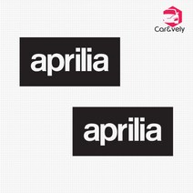 카앤블리 아프릴리아 aprilia 로고 차량용 데칼스티커 CNG-25, 오렌지, 1개
