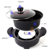대원 전기쿠커 7900 냄비 2인용 4인용 분리형 허니문 멀티 전기 쿠커 그릴