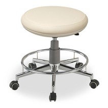 진성메디시스템 미용의자 AS-302 진료의자 피부관리실 높낮이조절 보조의자 의자, 아이보리