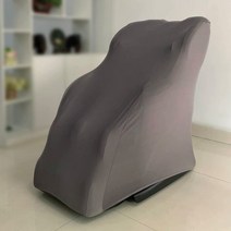 풀 바디 무중력 다기능 마사지 의자 보호 커버 스트레치 직물 세탁기 세척 가능 단일 리클라이닝 유니버설 방진, 그레이 그레이_초대형