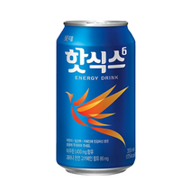 핫식스 롯데칠성음료 에너지음료, 355ml, 1개