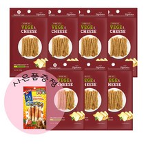 네츄럴코어 강아지 치즈 간식 7종 셋트 + 만도스페샬푸드4p 1개증정, 1개, 베지치즈7개묶음