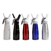 스테인레스 생크림 휘핑기 크림건 질소 베이커리 제빵, 화이트 500ML