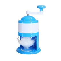 슬러시 수동 가정용 diy ice crusher 다기능 휴대용 ice slush maker mini frosting machine ice planer small 우박 ice, 하늘색