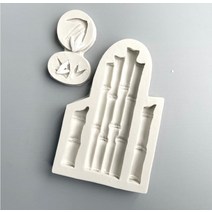 대나무 팬더 모양 장식 퐁당 케이크 초콜릿 사탕 금형 과자 비스킷 금형 DIY 파티, 04 육군 녹색