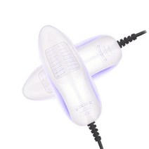 신발살균기 신발건조기 신발스타일러 무좀균 제거 전기 휴대용 신발 건조기 히터 UV 살균 살균기 탈취 일정한 온도, White irregular+EU