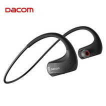 제품 DACOM Athlete 무선 헤드폰 스포츠 블루투스 이어폰 IPX7 방수 AAC 달리기용 20 시간 재생, [02] Black