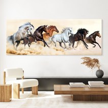 더 아트 컴퍼니 성공을 부르는 출세운 야생 말그림 20종 합격운 사업운 취업운 금전운 명예운 재물운 풍수그림 개업선물, 12. 활력 육마도