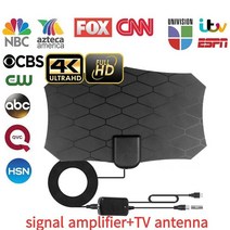 HDTV안테나 안테나증폭기 3600 마일 범위 TV 신호 디지털 안테나 케이블 HD 1080P 4K 실내 HDTV 증폭기 부스터