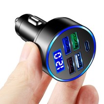 초고속무선충전기 무선 충전 패치 멀티 초고속 충전기 Olaf-4 포트 USB 자동차 PD, 02 4USB 1PD