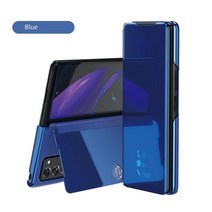 갤럭시 z 폴더 4 zfold3 funda flip case for samsung galaxy z fold 3 z fold 4 z fold 2 미러