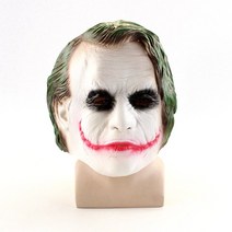 아이템 인싸템 시선강탈 웃는가면 할로윈가면 흰색스마일가면, 라텍스조커마스크(프리미엄)