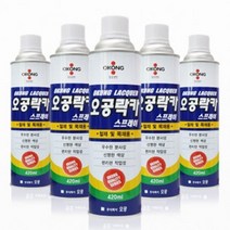 스케이트보드꾸미기용 페인트스프레이 셀프리폼 DIY 간판만들기 간편도색 색칠놀이, 오공락카 중회