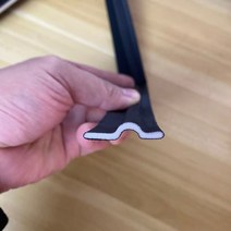 슬라이딩 도어 부품 부자재 슬라이드 문 부속품 롤 날씨 스트립 씰 창 스트립 폼 제외, 10m, 검은색