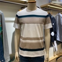 올젠 NC10 스트라이프 라운드 티셔츠 ZOD2TR1303 WT