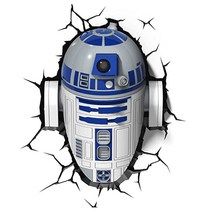 스타워즈 R2D2 3D 데코 라이트 벽조명 벽등