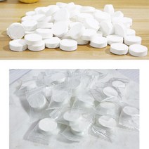 x100 고기집 식당 코인티슈 대용량 압축물수건 매장용, 1개