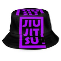 주짓수 태권도 유도 벨트 jiu jitsu 보라색 디자인 접이식 파나마 버킷 모자 캡 jiu jitsu bjj brazilian jiu jitsu jiu 보라색 허리 띠 도복, 남여 공용, 한 사이즈