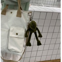 가방악세서리 키링 부드러운 개구리인형 선물하기좋은 가방인형 예쁜열쇠고리 특이한키링 큰열쇠고리