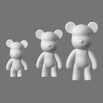 베어브릭 피규어 기본형 만들기 브릭베어 아트토이 곰돌이, i. 기본형 대형 32cm