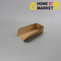 종이용기 테이크아웃펄프용기 크라프트 핫도그트레이-소(2000개)140x55x40