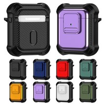 아키쉘 에어팟 2세대 1세대 컬러 락 범퍼 분리형 키링 케이스, sac343 레드