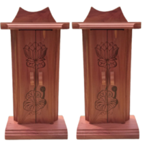 향나무 연꽃 위패, 2개