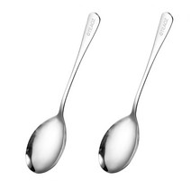 길컴퍼니 스텐 서빙스푼 대왕 숟가락 RT24D, C타입-25.4cm (2개), 2개