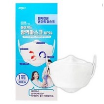 대박이네 KF80 (대형/화이트) 1매입 (50매 구매시 향균케이스 1개증정), 1개, 1개