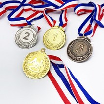 특별한시상 고급소재 기념메달 상메달 금은동 금메달 은메달 체육대회 운동회 상장, 03. 2등 은메달