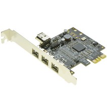 pcie to 3 ports 1394b shared internal 1394a card external firewire