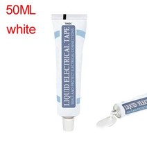 50ml 액체 절연 전기 테이프 빠른 건조 램프 보드 전자 실란트 방수 고온 내성, [01] 50ml 화이트